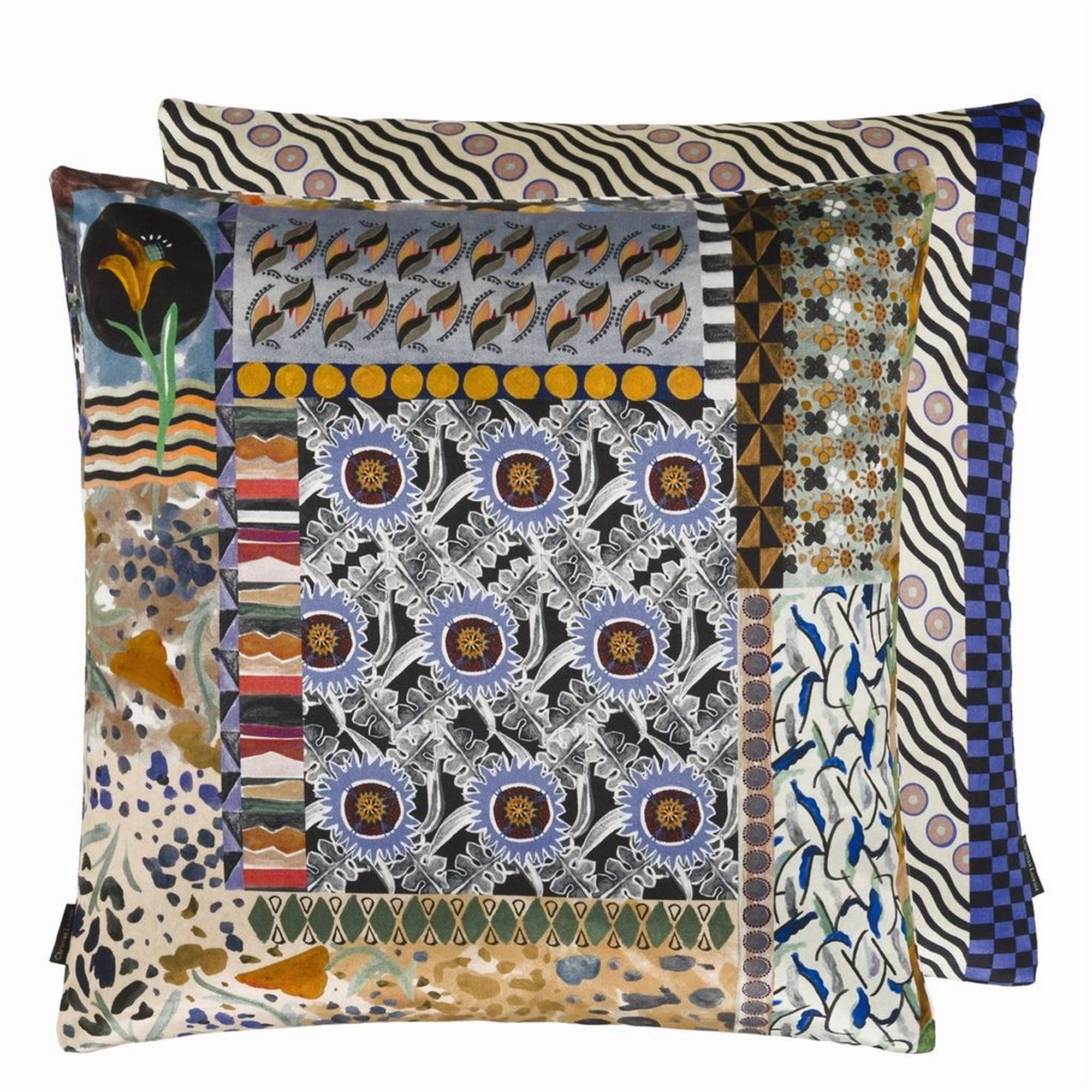 Christian Lacroix Bohemian Rapsody Cushion In Mosaique